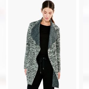 NWT NIC + and ZOE Jacket Cardigan Sweater Black White Size Small Nordstrom